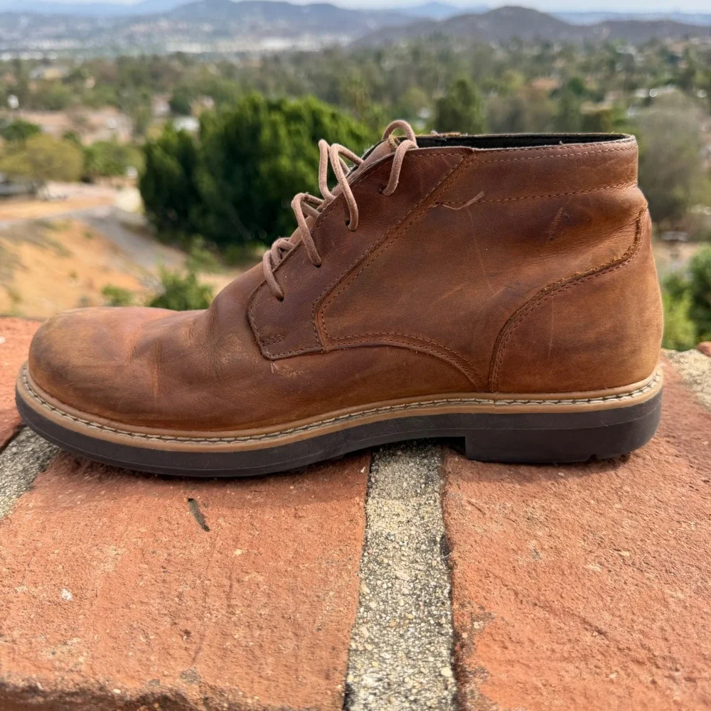 Timberland Larchmont II Brown Leather Chukka Boots Mens 9 A2C2V